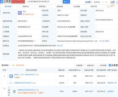 協(xié)鑫集成投資設(shè)立新公司,經(jīng)營(yíng)范圍含電動(dòng)汽車(chē)充電基礎(chǔ)設(shè)施運(yùn)營(yíng)